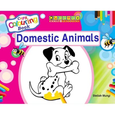 Queenex Colouring Book Domestic Animals by Munyi