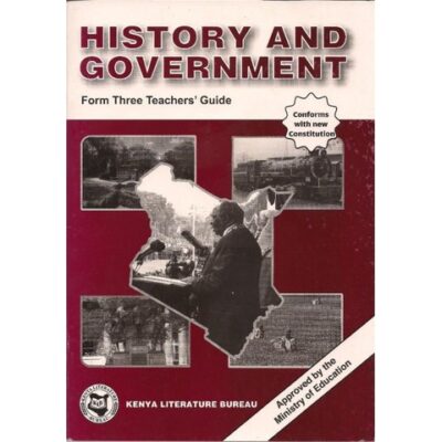 History and Government Form 3 Teacher’s book