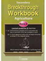 Secondary Breakthrough Agriculture Form 2 by Benson
