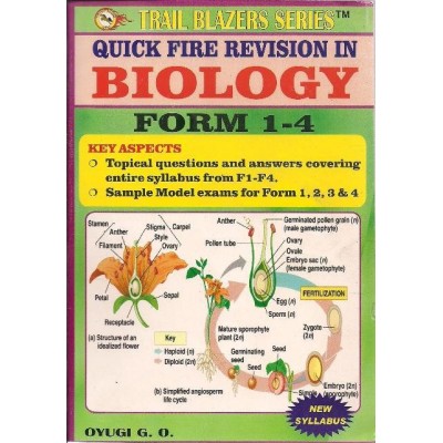 Trail Blazer Series Quick fire Rev Biology form 1-4 by Oyugi