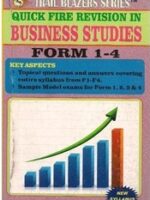 Trail Blazer Quick fire Revision Business Studies Form … by Hellen Muga