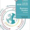 Cambridge IGCSE and O Level Business Studies 5th edition