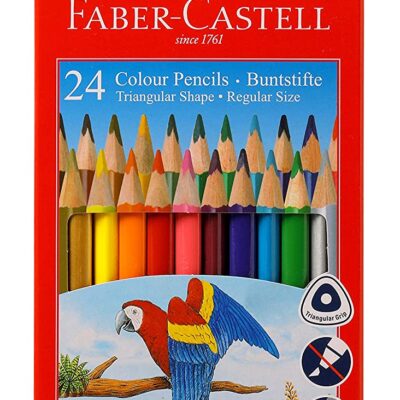 Faber Castell Colour Pencils Triangular 24s 118024