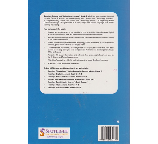 13a Spotlight Science and Technology Learner's Book Grade 5 (Approved)