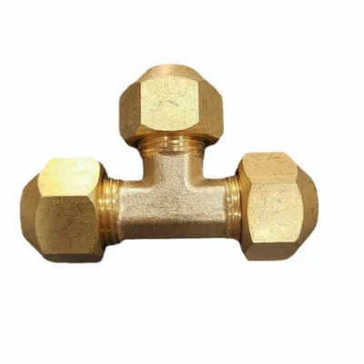 Tee Joint With Nuts 6/8